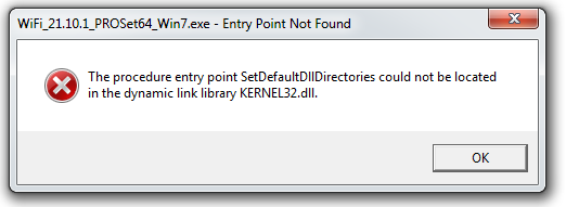 Sửa lỗi The Procedure Entry Point Could Not Be Located In The Dynamic Link Library Kernel32.dll
