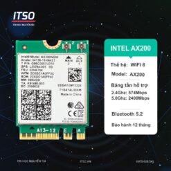 Card WIFI Intel WIFI-6 AX200 (AX200NGW) khe M2 NGFF cho laptop