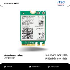 Card WIFI Intel WIFI-6 AX200 (AX200NGW) khe M2 NGFF cho laptop