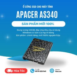 Ổ cứng SSD Apacer Panther AS340 120GB SATA 3 chính hãng