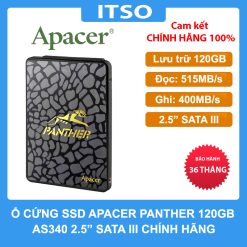 Ổ cứng SSD Apacer Panther AS340 120GB SATA 3 chính hãng