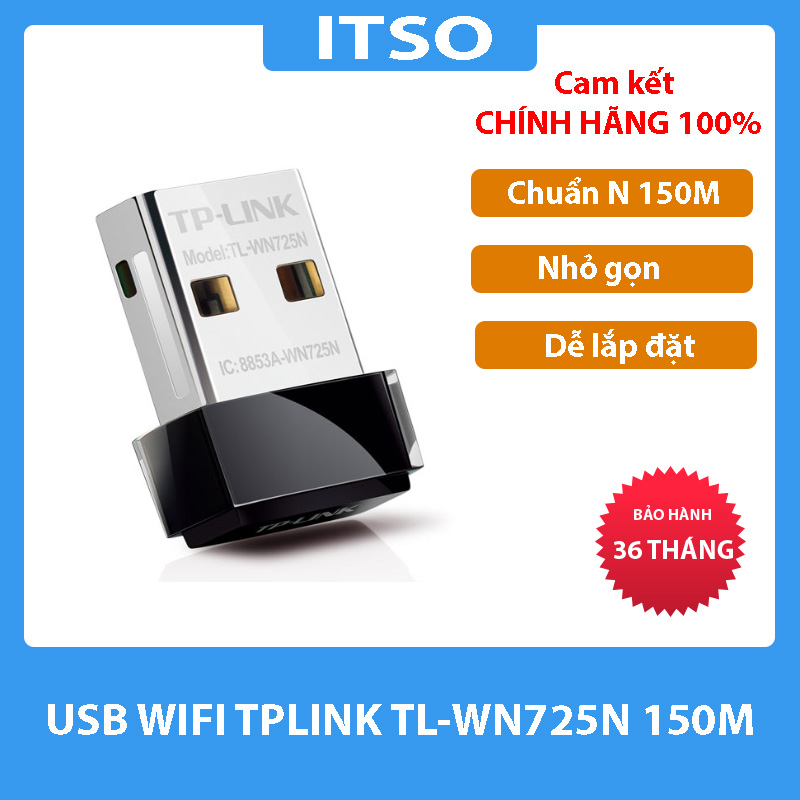 USB WIFI TPlink TL-WN725N 150M – Hàng chính hãng