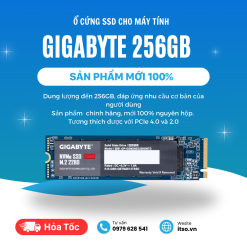 Ổ cứng SSD 256GB GIGABYTE M2 NVme PCIe 3.0 chính hãng