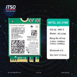 Card WIFI Intel AC-3168 (AC3168NGW) khe M2 cho laptop