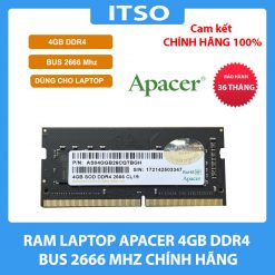 RAM laptop Apacer DDR4 4GB 2666-19 RP chính hãng