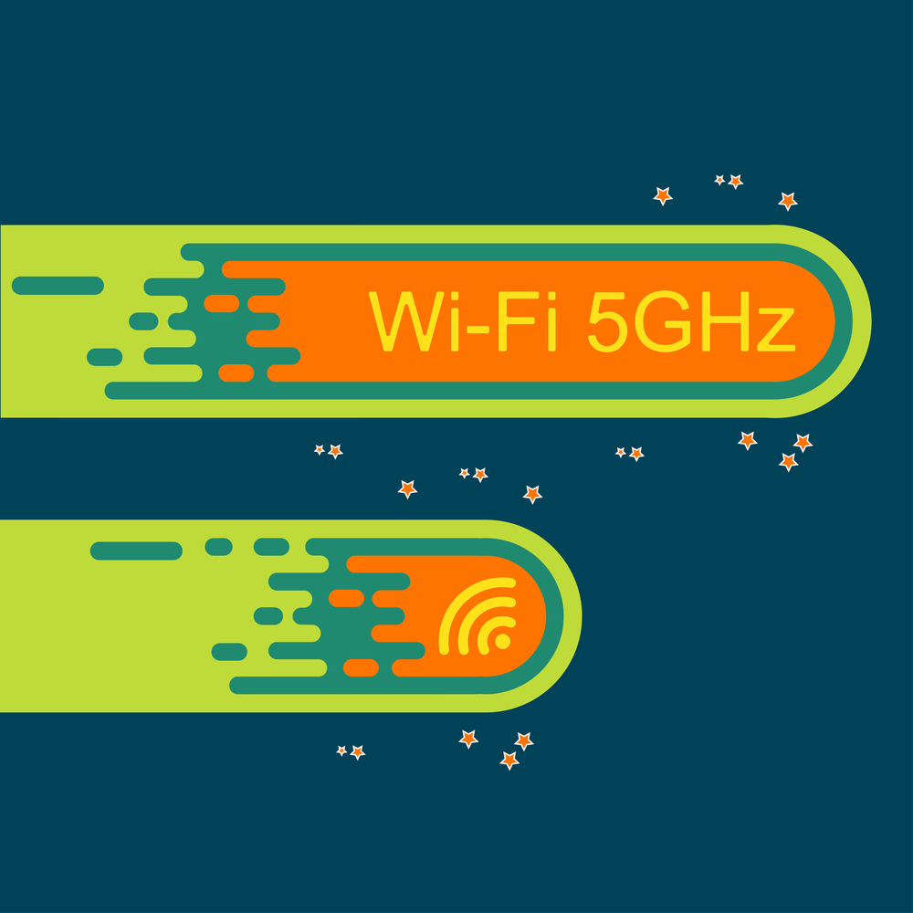 Phủ sóng WiFi 5GHz được sử dụng quanh nhà và các văn phòng để loại bỏ việc sử dụng dây cáp khi chia sẻ dữ liệu với máy in, scanner và các kết nối Internet tốc độ cao. Trong nhà hoặc cửa hàng (SOHO) thường sử dụng các thiết bị như WiFi Router 5GHz và còn trong tòa nhà thường sử dụng WiFi Access Point 5GHz cao cấp để tạo ra truy cập mạng vô tuyến và Internet trong toàn tòa nhà với chất lượng tín hiệu mạnh. Ưu điểm chính của một mạng WiFi 5GHz là chúng được thiết lập rất đơn giản và chỉ cần một Access Point kết nối trực tiếp với Internet thông qua các bộ định tuyến (Router). Khi một máy tính được kết nối với mạng vô tuyến, nó có thể truy cập vào các trang web và các thiết bị kết nối khác từ bất cứ nơi nào trong phạm vi của Router. 
