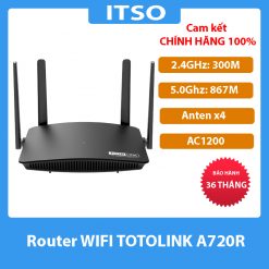 Router phát WIFI 2 băng tần TOTOLINK A720R