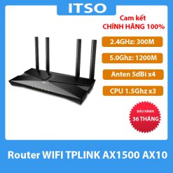 Router phát WIFI 2 băng tần TP Link AX1500 Archer WIFI 6 AX10