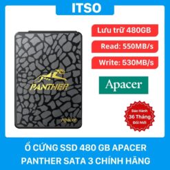 Ổ cứng SSD Apacer Panther AS340 480GB SATA 3 chính hãng