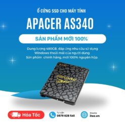 Ổ cứng SSD Apacer Panther AS340 480GB SATA 3 chính hãng