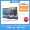 Bộ card WIFI Intel AX200 GIG+ Desktop Kit M.2 NGFF chính hãng (AX200 DTK)