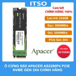 Ổ cứng SSD Apacer 256GB AS2280P4 M.2 PCIe Gen 3X4 chính hãng