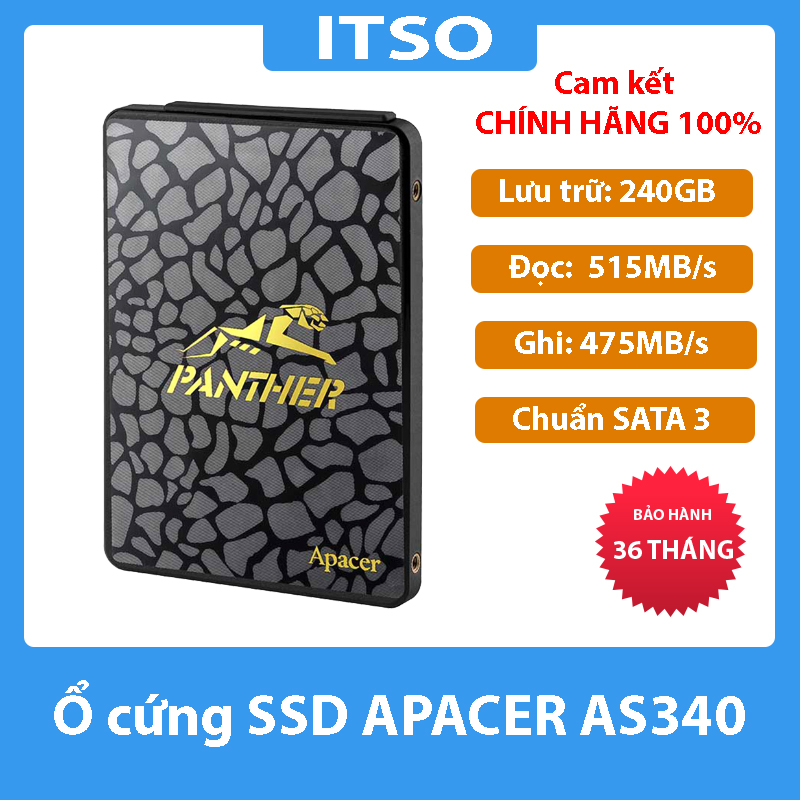 Ổ CỨNG APACER 240GB AS340 SSD 2.5" 7mm SATA III