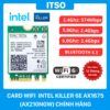 Card WIFI 6E Intel Killer AX1675x khe M2 NGFF cho laptop