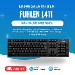 Bàn phím có dây Fuhlen L411 chính hãng 1 Bàn phím cơ có dây Fuhlen L411 chính hãng