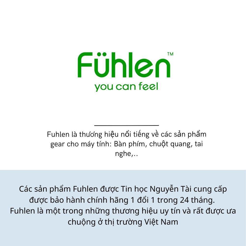 Bàn phím cơ có dây Fuhlen L411 chính hãng