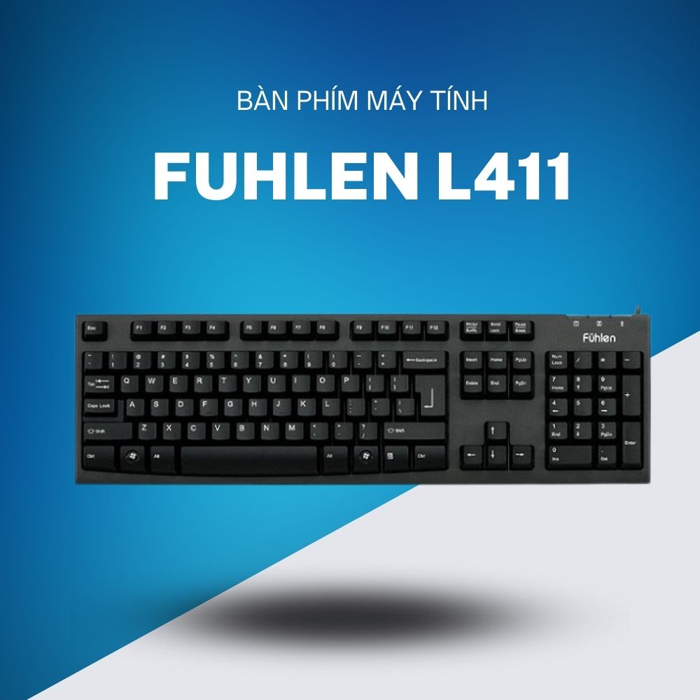 Bàn phím có dây Fuhlen L411 chính hãng Bàn phím có dây Fuhlen L411 chính hãng