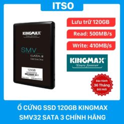 Ổ cứng SSD Kingmax SMV32 120GB 2.5" 7mm SATA 3 chính hãng