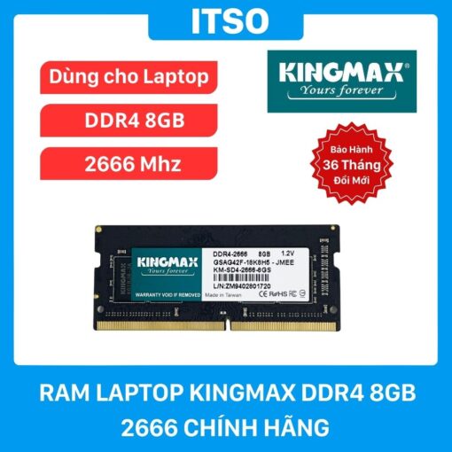 RAM Laptop 8GB Kingmax DDR4 bus 2666 chính hãng