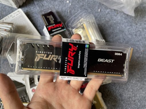 Ram máy tính Kingston Fury 8GB D4-2666 CL16-Beast Black (KF426C16BB/8) chính hãng