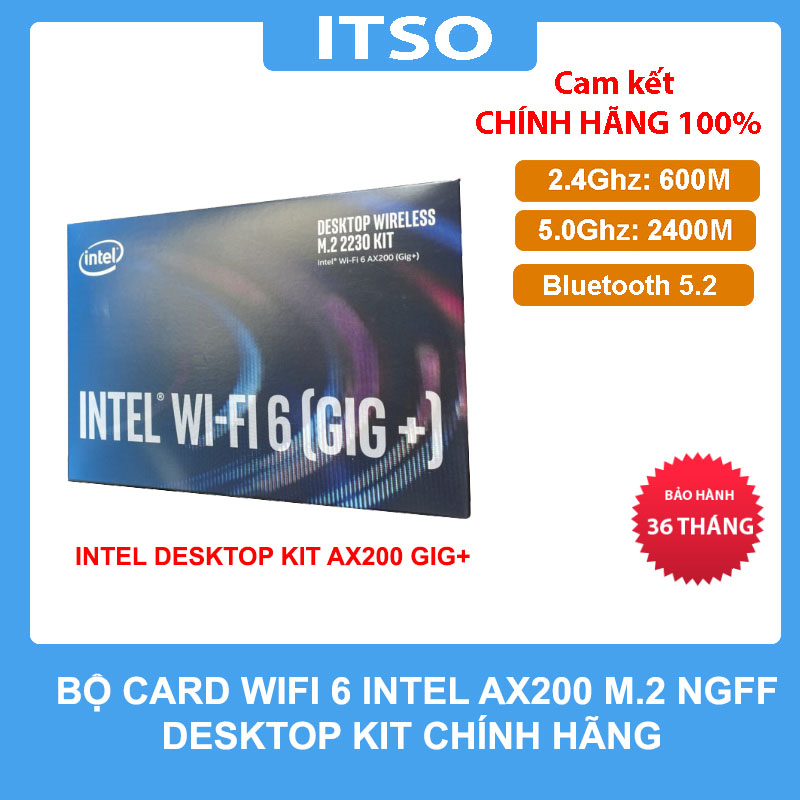 Bộ Desktop Kit Intel AX200 GIG+