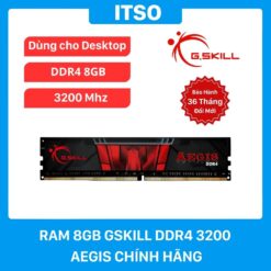 Ram 8GB GSKILL Aegis DDR4 3200 chính hãng