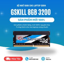 Ram laptop 8GB G.Skill Ripjaws DDR4 3200Mhz chính hãng