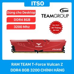 Ram Máy Tính 8GB TeamGroup T-Force Vulcan Z Gaming DDR4 3200Mhz