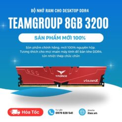 Ram 8GB TeamGroup T-Force Vulcan Z Gaming DDR4 3200Mhz