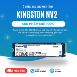 Ổ cứng SSD Kingston 500GB NV2 NVMe PCIe 4.0 (SNV2S/500G) chính hãng