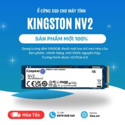 Ổ cứng SSD Kingston 1TB NV2 NVMe PCIe 4.0 (SNV2S/1000G) chính hãng
