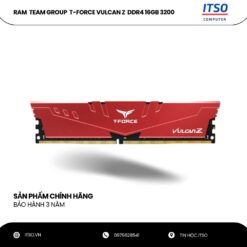 Ram máy tính TeamGroup T-Force Vulcan Z Gaming DDR4 16GB 3200Mhz