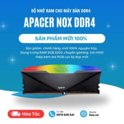 Ram Apacer 8GB DDR4 3200 NOX RGB AURA 2 chính hãng