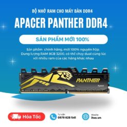 Ram 8GB Apacer DDR4 3200 Panther Golden tản thép chính hãng