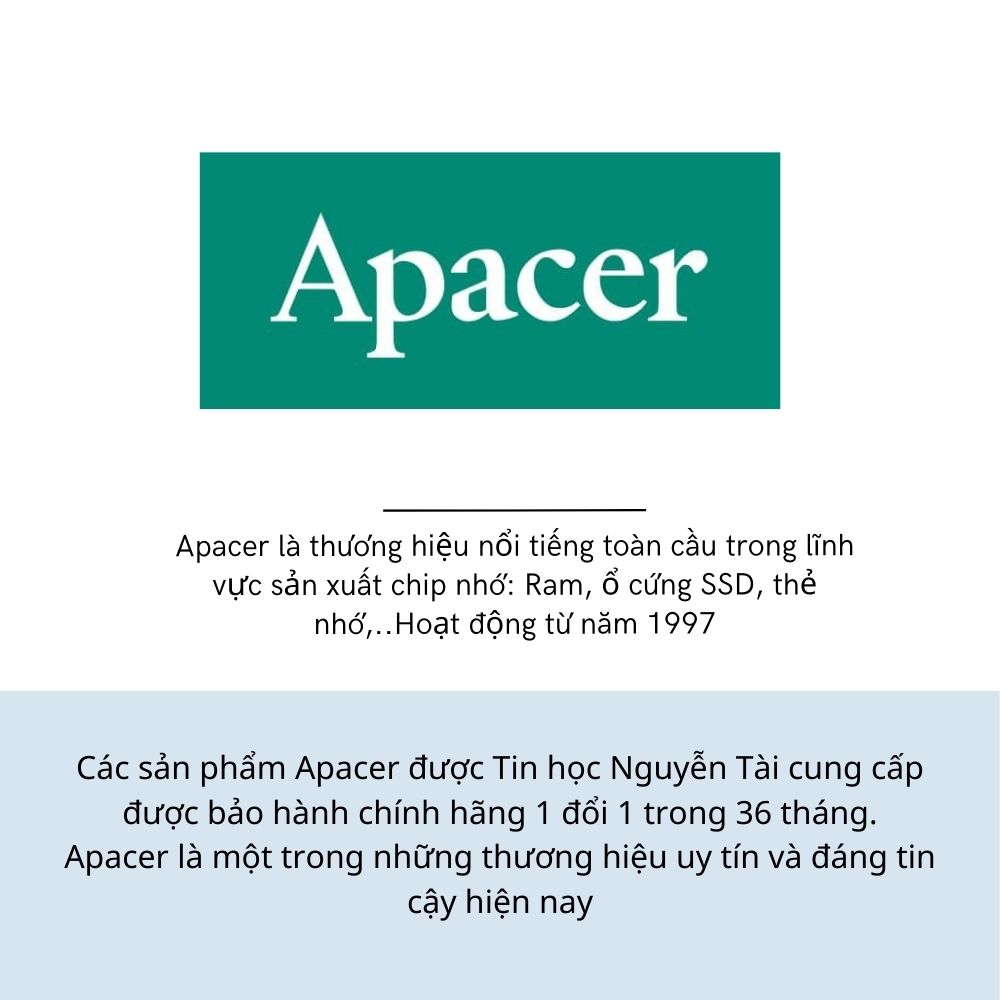 Ram 8GB Apacer DDR4 3200 Panther Golden tản thép chính hãng