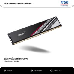Ram Apacer 8GB DDR4 3200Mhz TEX tản thép chính hãng