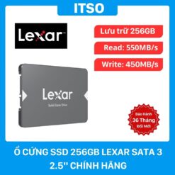 Ổ cứng SSD 256GB Lexar NS100 SATA 3 chính hãng