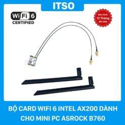 Bộ card WIFI 6 Intel AX200 dành cho ASRock DeskMini B760