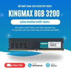 Ram 8GB Kingmax DDR4 3200Mhz chính hãng 1 Ram 8GB Kingmax DDR4 3200Mhz chính hãng