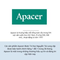Ram Apacer 8GB DDR4 3200Mhz NOX tản thép chính hãng