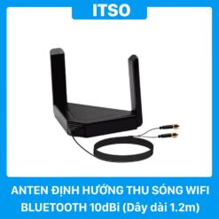 Anten định hướng thu sóng WIFI Bluetooth 10dBi (Lỗ bên trong) - Dây 1,2m