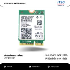 Card WIFI Intel WIFI-6 AX201 (AX201NGW) CNVIo2 khe M2 NGFF cho laptop