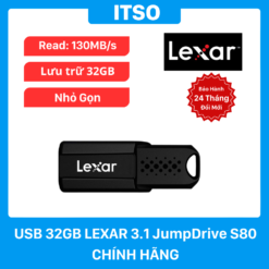 USB 32GB Lexar 3.1 JumpDrive S80 chính hãng