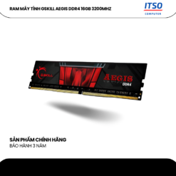 Ram 16GB GSkill Aegis DDR4 3200 chính hãng (F4-3200C16S-16GIS)