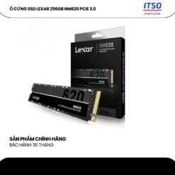 Ổ cứng SSD Lexar 256GB NM620 M2 PCIe 3.0 chính hãng