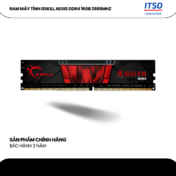 Ram 16GB GSkill Aegis DDR4 2666 chính hãng (F4-2666C19S-16GIS)
