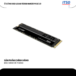 Ổ cứng SSD Lexar 512GB NM620 M2 PCIe 3.0 chính hãng