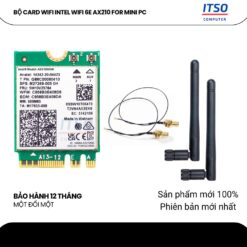 Bộ Card Wifi 6E Intel AX210 Dành Cho Mini PC
