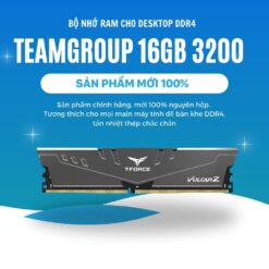Ram máy tính Team Group T-Force Vulcan Z Gaming DDR4 16GB 3200Mhz (Xám)