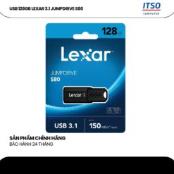 USB 128GB Lexar 3.1 JumpDrive S80 chính hãng 3 USB 128GB Lexar 3.1 JumpDrive S80 chính hãng
